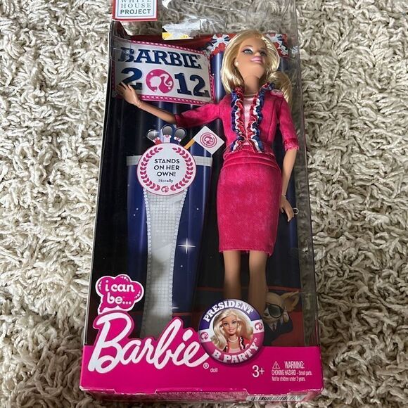 Barbie 2012 I Can Be President Barbie Doll The White House Project Mattel X5323 - Picture 1 of 8